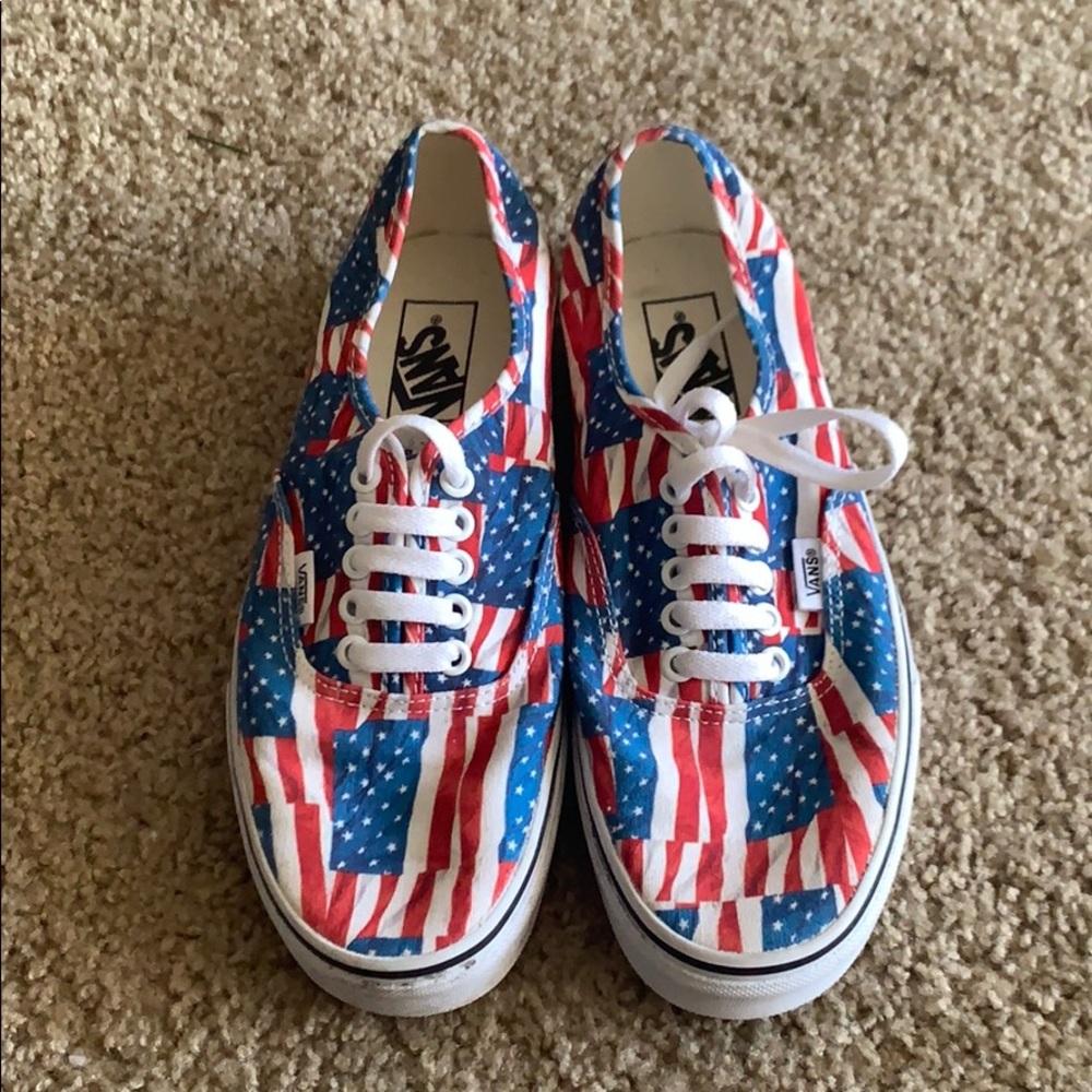 American Flag Vans